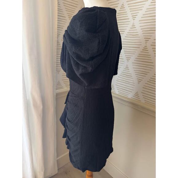 C/MEO Collective Women’s Medium Black Soaked Short Sleeve Mini Dress - Picture 6 of 10